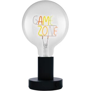 OSRAM 1906 Letter LED-bordslampa Game Zone-text, neon, 1,2 W, E27, svart, kallvit, textilkabel OSRAM 1906 Letter LED-bordslampa Game Zone-text, neon, 1,2 W, E27, svart, kallvit, textilkabel