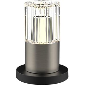 BOLD Kristy dekorativ LED-bordslampa (trådlös, steglös dimning, 2200–3000K varmvit, laddstation + 1 m USB-kabel, upp till 10 h) Borstad nickel BOLD Kristy dekorativ LED-bordslampa (trådlös, steglös dimning, 2200–3000K varmvit, laddstation + 1 m USB-kabel, upp till 10 h) Borstad nickel