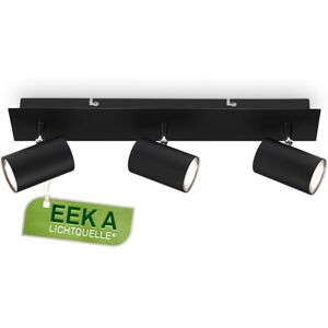 BRILONER EEK A svängbar LED-taklampa, 3 000 K, varmvit, 2 W vardera, 450 lumen vardera, ca. 50 000 h ljus, lampa, vardagsrum, sovrum, kök, 45 cm, svart BRILONER EEK A svängbar LED-taklampa, 3 000 K, varmvit, 2 W vardera, 450 lumen vardera, ca. 50 000 h ljus, lampa, vardagsrum, sovrum, kök, 45 cm, svart