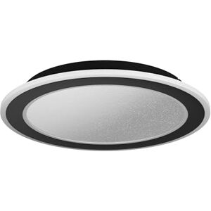 EGLO LED Taklampa Macchioni, Kristalltaklampa Med Fjärrkontroll, Dimbar Utanpåliggande Lampa, Kökslampa Av Metall Och Plast I Svart, Varmvit Kallvit, ⌀ 38 Cm EGLO LED Taklampa Macchioni, Kristalltaklampa Med Fjärrkontroll, Dimbar Utanpåliggande Lampa, Kökslampa Av Metall Och Plast I Svart, Varmvit Kallvit, ⌀ 38 Cm