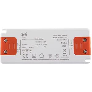 SeKi LED-strömförsörjning L-12-12 – 12 V – 1 A – 12 W; LED-drivare – transformator – strömförsörjning – förare – transformator SeKi LED-strömförsörjning L-12-12 – 12 V – 1 A – 12 W; LED-drivare – transformator – strömförsörjning – förare – transformator