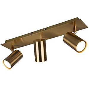 Trio Leuchten spotbalkar Marley 802400304, gammal mässing, exklusiv 3 x GU10 Trio Leuchten spotbalkar Marley 802400304, gammal mässing, exklusiv 3 x GU10