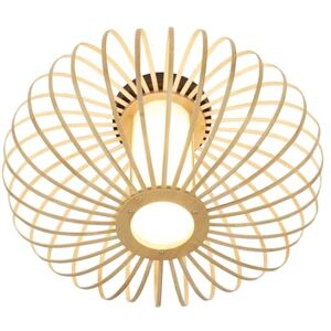 BRILONER Taklampa - Diameter 40 cm, 1x E27, Max 10W, Träfinish BRILONER Taklampa - Diameter 40 cm, 1x E27, Max 10W, Träfinish