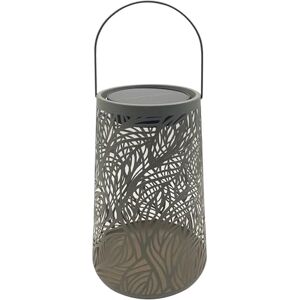 Dehner Solcellslykta Olea Ø 20 x H 32 cm – LED-trädgård, varm vit, soldrift, skymningssensor, metall och plast, grön Dehner Solcellslykta Olea Ø 20 x H 32 cm – LED-trädgård, varm vit, soldrift, skymningssensor, metall och plast, grön