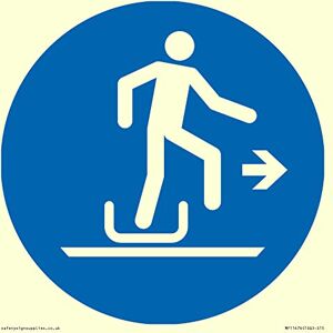 Viking Obligatoriskt: Belysning från kälke till rätt skylt 150 x 150 mm S15 Viking Obligatoriskt: Belysning från kälke till rätt skylt 150 x 150 mm S15