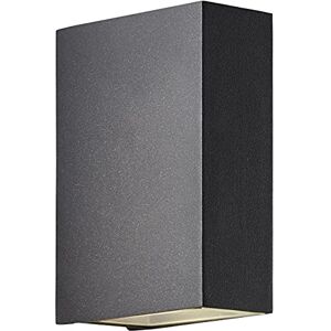 Brilliant lampa, Tynan LED-vägglampa 2-flammar upp/ner mörkgrå, metall/glas, 2x 3W integrerad LED, (444lm, 3000K), A + Brilliant lampa, Tynan LED-vägglampa 2-flammar upp/ner mörkgrå, metall/glas, 2x 3W integrerad LED, (444lm, 3000K), A +