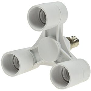 ChiliTec Lampsockel adapter E14 3-vägs för fotostudio, softbox, lampskärm I förlängning från 1 till 3 lampor ChiliTec Lampsockel adapter E14 3-vägs för fotostudio, softbox, lampskärm I förlängning från 1 till 3 lampor