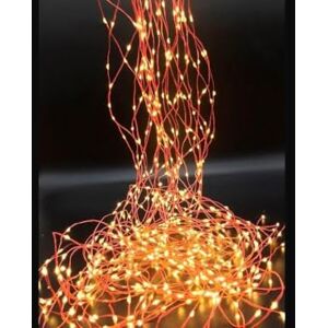 WatioWave 2 m NYLON LED-vattenfall 20 trådar silver RGB WatioWave 2 m NYLON LED-vattenfall 20 trådar silver RGB