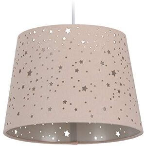 Relaxdays Barnrum stjärnor, hängande paraply för flickor, stjärnhimmel motiv, E27, rund tygskärm, rosa, 122 x 27 x 27 cm Relaxdays Barnrum stjärnor, hängande paraply för flickor, stjärnhimmel motiv, E27, rund tygskärm, rosa, 122 x 27 x 27 cm
