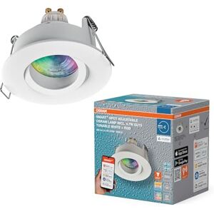 OSRAM Smart Matter Spot LED infälld spotlight IP65 RGBW justerbar vit, 4,7W Smart Home, dimbar, appstyrning, 3-pack OSRAM Smart Matter Spot LED infälld spotlight IP65 RGBW justerbar vit, 4,7W Smart Home, dimbar, appstyrning, 3-pack