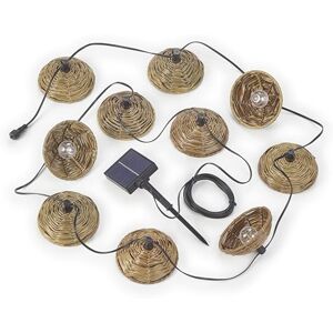 RL LIVE YOUR LIGHT Reality Leuchten LED hybrid sol utomhus ljuskedja Mood R74761932, plast svart, skärm plast brun, inkl. 10 x 0,5 watt LED, fjärrkontroll, längd 5,7 meter RL LIVE YOUR LIGHT Reality Leuchten LED hybrid sol utomhus ljuskedja Mood R74761932, plast svart, skärm plast brun, inkl. 10 x 0,5 watt LED, fjärrkontroll, längd 5,7 meter