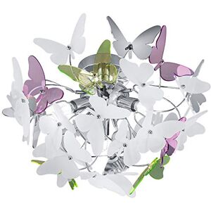 RL LIVE YOUR LIGHT Reality Leuchten takljus, akryl/krom, Ø45cm RL LIVE YOUR LIGHT Reality Leuchten takljus, akryl/krom, Ø45cm