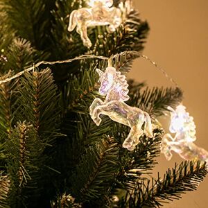 DecoKing 10-delad LED-ljuskedja med timer varm vit girlang enhörning regnbåge ponny DecoKing 10-delad LED-ljuskedja med timer varm vit girlang enhörning regnbåge ponny