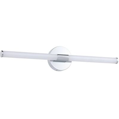 EGLO LED Spegellampa Ramola, badrumsspegel lampa, metall och vit plast, krom, varm- till kallvit, IP44, L 60 cm EGLO LED Spegellampa Ramola, badrumsspegel lampa, metall och vit plast, krom, varm- till kallvit, IP44, L 60 cm