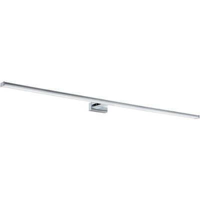 EGLO LED-vägglampa Pandella 1, spegellampa av aluminium och plast, badrumslampa i krom, silver, vit, vägglampa, LED-fuktskyddslampa neutral vit, IP44, 120 cm EGLO LED-vägglampa Pandella 1, spegellampa av aluminium och plast, badrumslampa i krom, silver, vit, vägglampa, LED-fuktskyddslampa neutral vit, IP44, 120 cm