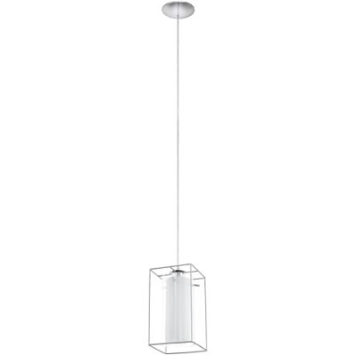 EGLO Hänglampa, stål, 60 W, krom EGLO Hänglampa, stål, 60 W, krom