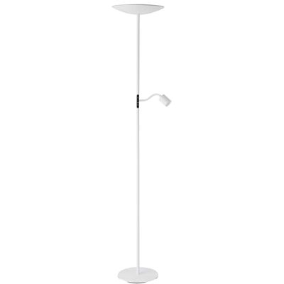 EGLO Conivarino LED-golvlampa för vardagsrum, takstrålkastare med flexibel läslampa, med touch-funktion, dimbar via beröring, av vitt stål, varmvitt ljus, 170 cm EGLO Conivarino LED-golvlampa för vardagsrum, takstrålkastare med flexibel läslampa, med touch-funktion, dimbar via beröring, av vitt stål, varmvitt ljus, 170 cm