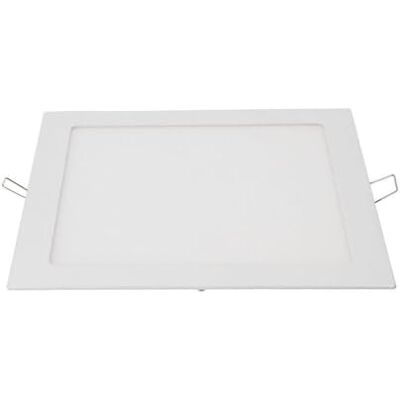 Zarivy Fyrkantig infälld LED-downlight 20W 6400K 1500lm 22 x 22 cm vit, idealisk för belysning inomhus och kontor. Zarivy Fyrkantig infälld LED-downlight 20W 6400K 1500lm 22 x 22 cm vit, idealisk för belysning inomhus och kontor.