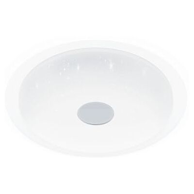 EGLO LED taklampa Igroka 1 med kristalleffekt, takbelysning dimbar fjärrkontroll, stjärnhimmel, metall i vitt och krom, varm- till kallvitt, Ø 46,5 cm EGLO LED taklampa Igroka 1 med kristalleffekt, takbelysning dimbar fjärrkontroll, stjärnhimmel, metall i vitt och krom, varm- till kallvitt, Ø 46,5 cm
