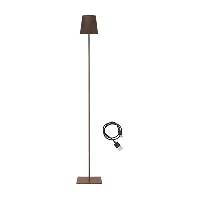 BEPER P201UTP405 Height-adjustable floor lamp XL, table lamp 2,5W, USB rechargeable cable type-C, 3 shades, Corten BEPER P201UTP405 Height-adjustable floor lamp XL, table lamp 2,5W, USB rechargeable cable type-C, 3 shades, Corten