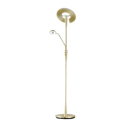 Trio Leuchten 422710307 Quebec A, golvlampa, nickel, 30 watt, integrerad, nickelmatt Trio Leuchten 422710307 Quebec A, golvlampa, nickel, 30 watt, integrerad, nickelmatt