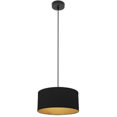 PRENDELUZ Hänge 1 x e27 svart/guld, mått 30 x 30 cm, perfekt för belysning och dekoration av moderna utrymmen. PRENDELUZ Hänge 1 x e27 svart/guld, mått 30 x 30 cm, perfekt för belysning och dekoration av moderna utrymmen.