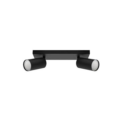 WatioWave 2 x GU10 2 x 35 W IP20, 250 mm, svart, perfekt för belysning inomhus och kontor. WatioWave 2 x GU10 2 x 35 W IP20, 250 mm, svart, perfekt för belysning inomhus och kontor.