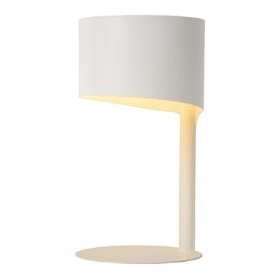 LUCIDE Bordslampa – Ø 15 cm – 1 x E14 – vit LUCIDE Bordslampa – Ø 15 cm – 1 x E14 – vit