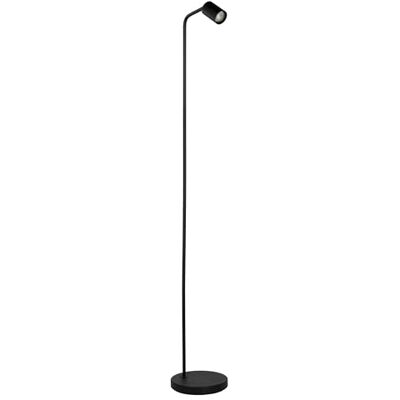 EGLO golvlampa Rigomagno, vardagsrumslampa med vridbar spotlight, metall i svart, läslampa med GU10-sockel, 151 cm EGLO golvlampa Rigomagno, vardagsrumslampa med vridbar spotlight, metall i svart, läslampa med GU10-sockel, 151 cm