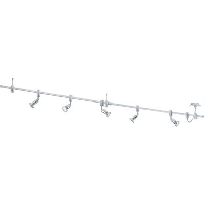 EGLO LED taklampa Vilanova, 5 flamlåga taklampa, strålkastare takstrålkastare av aluminium och stål, kökslampa i krom, vardagsrumslampa, LED-fläckar inkl GU10 glödlampa EGLO LED taklampa Vilanova, 5 flamlåga taklampa, strålkastare takstrålkastare av aluminium och stål, kökslampa i krom, vardagsrumslampa, LED-fläckar inkl GU10 glödlampa