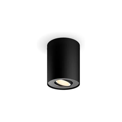 Philips Pillar hue-ext. spot enkel plats svart 1 Philips Pillar hue-ext. spot enkel plats svart 1