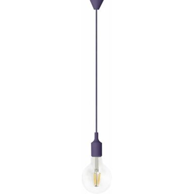 Levitantes Hängande kit i silikon E27, lila, modern design, perfekt för dekorativa lampor inomhus. Levitantes Hängande kit i silikon E27, lila, modern design, perfekt för dekorativa lampor inomhus.