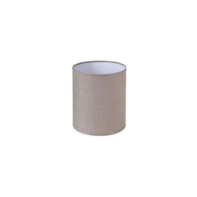 PRENDELUZ Cylindrisk lampskärm i grått linne, mått 15 x 15 x 18 cm, perfekt för att dekorera lampor och skapa mysiga miljöer. PRENDELUZ Cylindrisk lampskärm i grått linne, mått 15 x 15 x 18 cm, perfekt för att dekorera lampor och skapa mysiga miljöer.