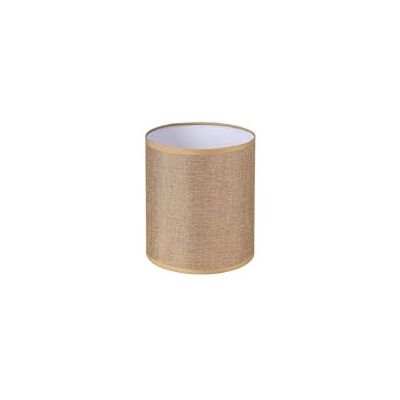 Eden Cylindrisk lampskärm – dekorativ tofs i jutesäckstyg, mått 15 cm i diameter och 18 cm hög, perfekt för elegant belysning. Eden Cylindrisk lampskärm – dekorativ tofs i jutesäckstyg, mått 15 cm i diameter och 18 cm hög, perfekt för elegant belysning.