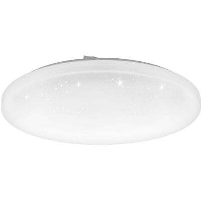 EGLO Frania-Z LED-taklampa med kristalleffekt i connect.z-serien, för det smarta hemmet, ZigBee, app och röststyrning via Alexa, varmvitt–kallvitt ljus, RGB, dimbar taklampa i vitt, 43 cm i diameter EGLO Frania-Z LED-taklampa med kristalleffekt i connect.z-serien, för det smarta hemmet, ZigBee, app och röststyrning via Alexa, varmvitt–kallvitt ljus, RGB, dimbar taklampa i vitt, 43 cm i diameter