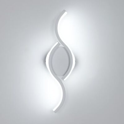 Comely LED inomhus applique, 12W 1350LM modern inomhus vägglampa, kreativ LED vägglampa för vardagsrum, sovrum, korridor, kallvit 6500K, vit, 35.5 * 10cm Comely LED inomhus applique, 12W 1350LM modern inomhus vägglampa, kreativ LED vägglampa för vardagsrum, sovrum, korridor, kallvit 6500K, vit, 35.5 * 10cm