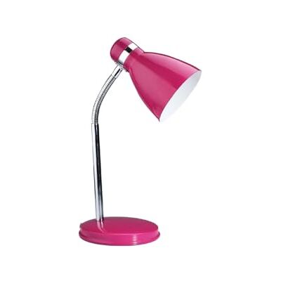 WatioWave Flexo i metall rosa E14 25W, med dimbart ljus, perfekt för belysning av arbetsytor och studier. WatioWave Flexo i metall rosa E14 25W, med dimbart ljus, perfekt för belysning av arbetsytor och studier.