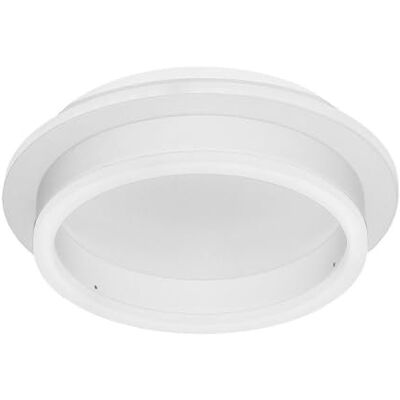 Levitantes Plafon 30w 3000-4000-6000k Elma Vit 7 x 24 x 24 cm 2850 Lm C/ljusfärg minne Levitantes Plafon 30w 3000-4000-6000k Elma Vit 7 x 24 x 24 cm 2850 Lm C/ljusfärg minne