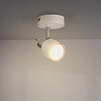 M Ledme Taklampa i serien White 1 spotlight GU10, för torr inomhusbruk IP20, glödlampa ingår ej, lämplig för badrum, vardagsrum, sovrum och kök M Ledme Taklampa i serien White 1 spotlight GU10, för torr inomhusbruk IP20, glödlampa ingår ej, lämplig för badrum, vardagsrum, sovrum och kök