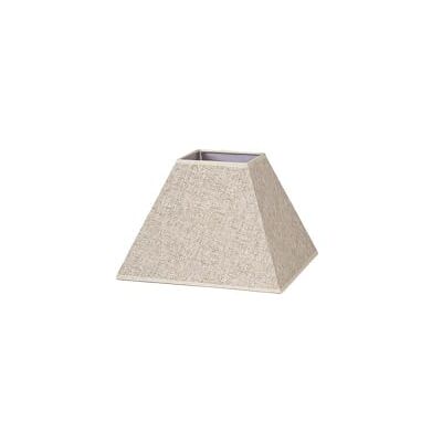 PRENDELUZ E27 lampskärm i beige linne, mått 20 x 10 x 15 cm, perfekt för att dekorera och förbättra hembelysningen. PRENDELUZ E27 lampskärm i beige linne, mått 20 x 10 x 15 cm, perfekt för att dekorera och förbättra hembelysningen.