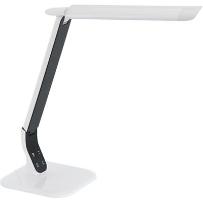 EGLO LED-bord Sellano, 1 lampa bord med touch, färgtemperaturförändring (varm, neutral, kall), dimbar, skrivbord av högkvalitativ plast, stål, kontor i vitt, svart EGLO LED-bord Sellano, 1 lampa bord med touch, färgtemperaturförändring (varm, neutral, kall), dimbar, skrivbord av högkvalitativ plast, stål, kontor i vitt, svart