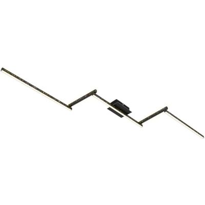 BRILONER LED taklampa med glittereffekt, varmvitt ljus, taklampa LED, bakgrundsbelysningseffekt, svart, 2270x120x70 mm(LxBxH) BRILONER LED taklampa med glittereffekt, varmvitt ljus, taklampa LED, bakgrundsbelysningseffekt, svart, 2270x120x70 mm(LxBxH)