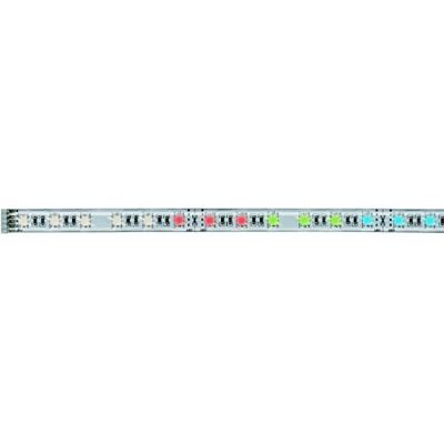 Paulmann 70633 Max LED RGBW LED-remsa belagd LED-remsa 50 cm ljusremsa 6 W ljusband flera färger med färgändringsfunktion Paulmann 70633 Max LED RGBW LED-remsa belagd LED-remsa 50 cm ljusremsa 6 W ljusband flera färger med färgändringsfunktion