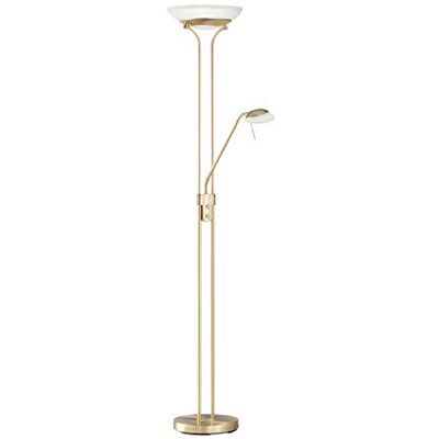 Fischer & Honsel Golvlampa pool TW 1 x LED 28,0 watt inkl. 1 x LED 5,0 watt, mässingsfärger, 3 nivåer CCT, steglöst dimbar, flexibel arm, 40145, 32 x 32 x 182 cm (L x B x H) Fischer & Honsel Golvlampa pool TW 1 x LED 28,0 watt inkl. 1 x LED 5,0 watt, mässingsfärger, 3 nivåer CCT, steglöst dimbar, flexibel arm, 40145, 32 x 32 x 182 cm (L x B x H)