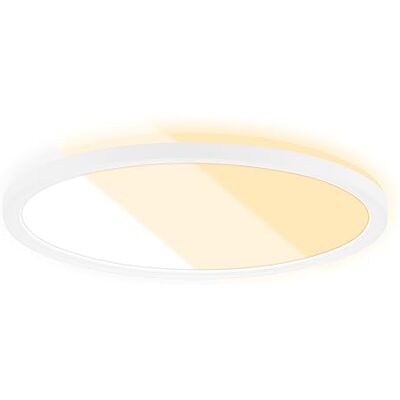 BRILONER – LED-taklampa för vardagsrum, LED-taklampa platt, LED-lampa, vardagsrum, LED-panel, justerbar ljusfärg, bakljus, vit BRILONER – LED-taklampa för vardagsrum, LED-taklampa platt, LED-lampa, vardagsrum, LED-panel, justerbar ljusfärg, bakljus, vit
