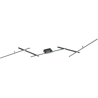Trio Leuchten LED-taklampa Arvin 628410532, metall svart matt, inkl. 22 watt LED, fjärrkontroll, färgväxling Trio Leuchten LED-taklampa Arvin 628410532, metall svart matt, inkl. 22 watt LED, fjärrkontroll, färgväxling