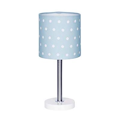 LIVONE Happy Rugs for Kids Bordslampa prickar blå/vit LIVONE Happy Rugs for Kids Bordslampa prickar blå/vit