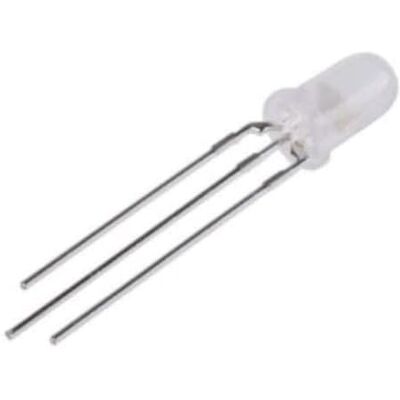 Perel – L-59EGW tvåfärgad LED-lampa, 5 mm, röd/grön/vit 143641 Perel – L-59EGW tvåfärgad LED-lampa, 5 mm, röd/grön/vit 143641
