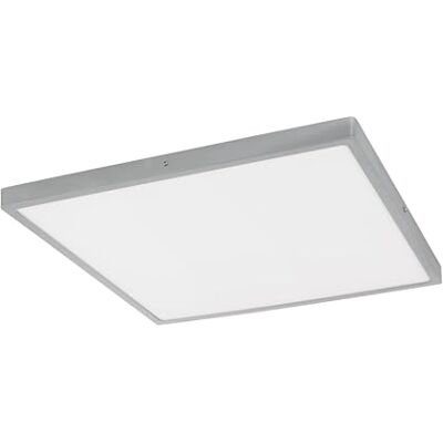 EGLO LED taklampa Fueva 1, 1 glödlampa taklampa, L: 50 x 50 cm, färg: Silver, vit, varm vit, material: Aluminium, plast, vägglampa EGLO LED taklampa Fueva 1, 1 glödlampa taklampa, L: 50 x 50 cm, färg: Silver, vit, varm vit, material: Aluminium, plast, vägglampa