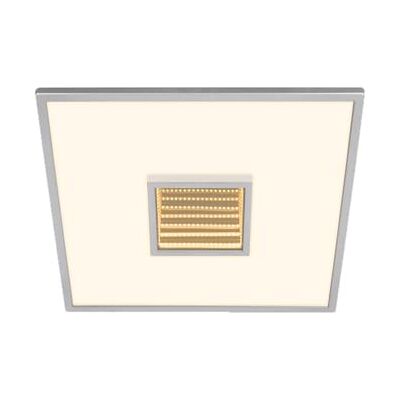 BRILONER Oändlig LED-taklampa med spegel, 3D-tunneleffekt, individuell belysning, LED-taklampa, vardagsrum, sovrum, kök, 42 x 42 x 4 cm, matt krom BRILONER Oändlig LED-taklampa med spegel, 3D-tunneleffekt, individuell belysning, LED-taklampa, vardagsrum, sovrum, kök, 42 x 42 x 4 cm, matt krom